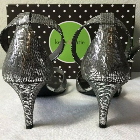 Kelly & Katie Pewter Silver Snake KK Sandal 8.5 - Picture 4 of 6